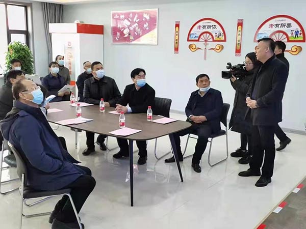 山西省民政厅副厅长琚李梅视察18新利LUCK山西运城项目地